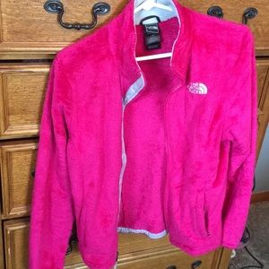 North Face furry jacket